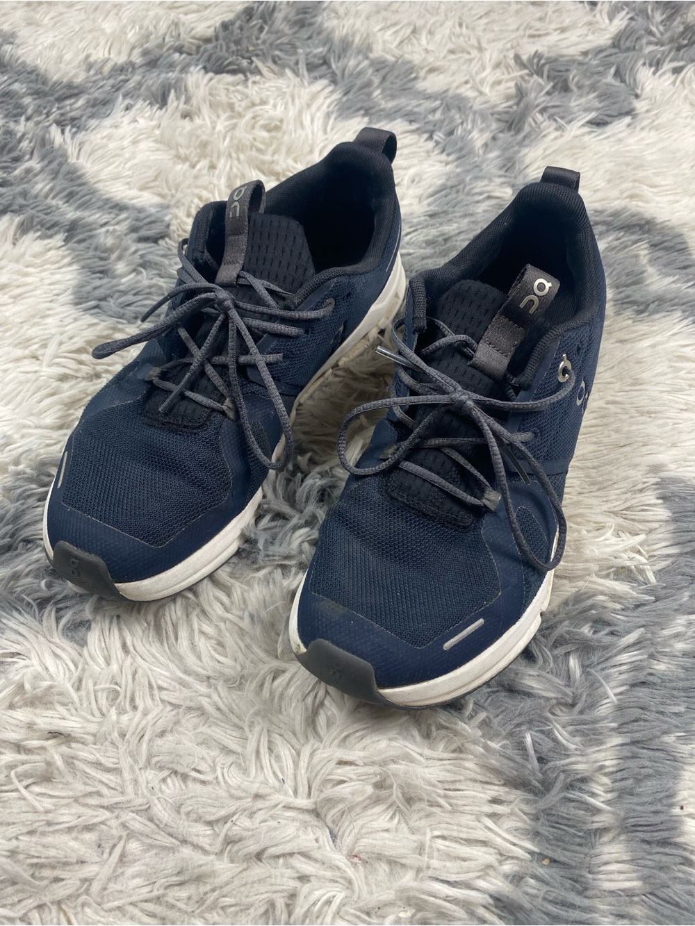 On Cloud Shoes Youth Size 6/7.5 WmnsBlue CloudTec Running Sneakers Athletic Mesh